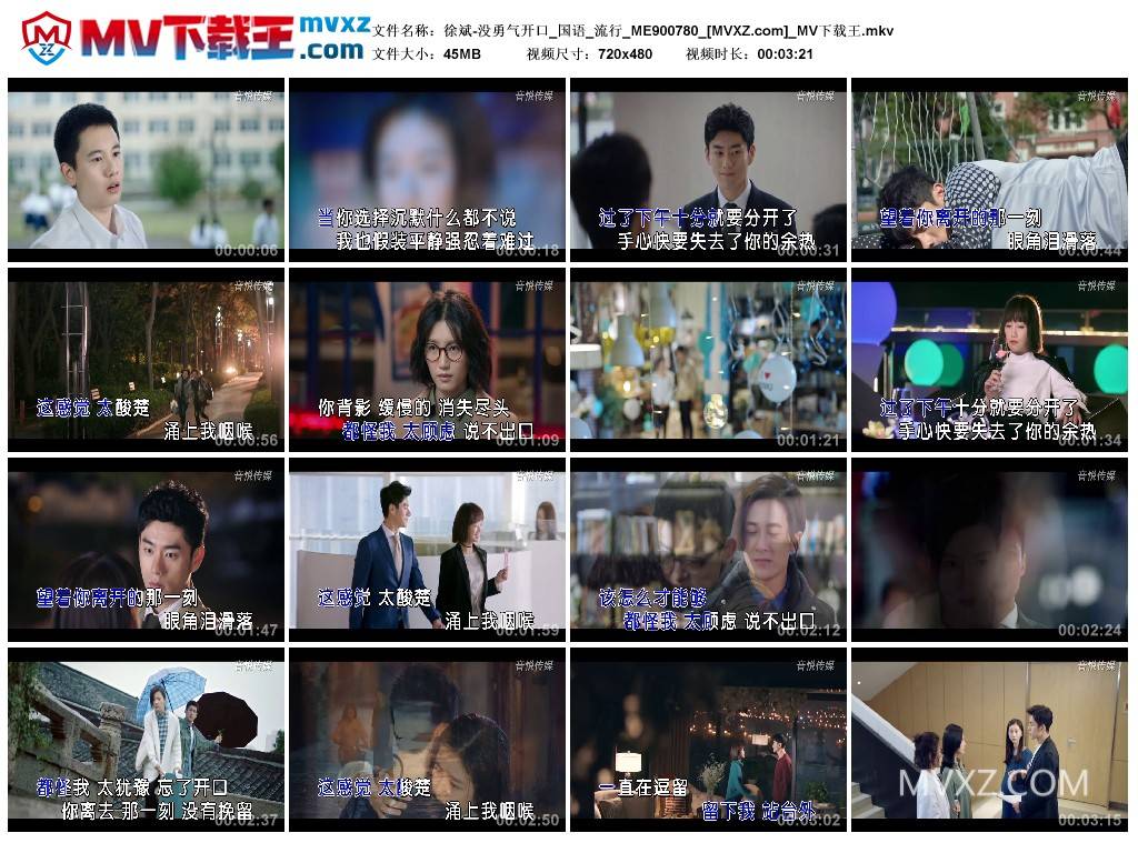 徐斌-没勇气开口_国语_流行_ME900780